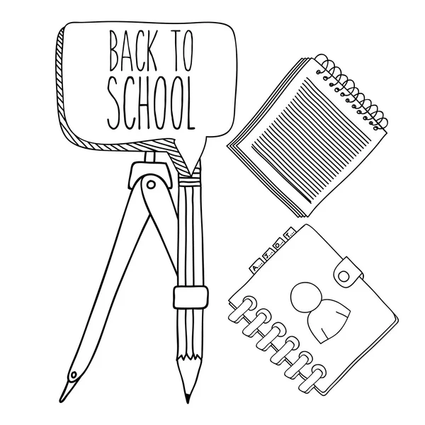 Back to school design — Stock Vector