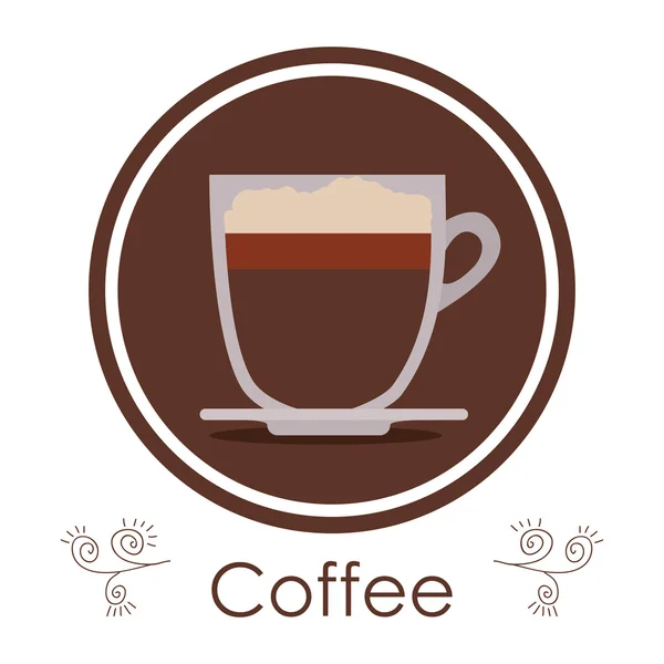 Koffie ontwerp — Stockvector