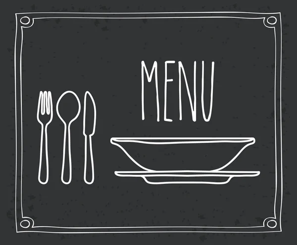 Design del menu — Vettoriale Stock