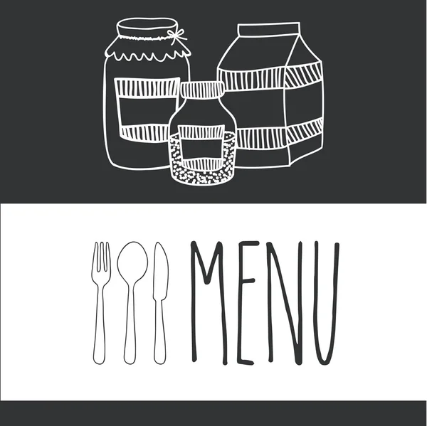 Wygląd menu — Wektor stockowy