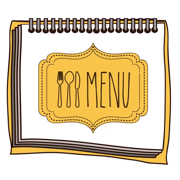 Design de menu —  Vetores de Stock