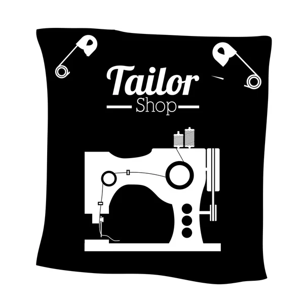 Tailor shop design — Stock vektor