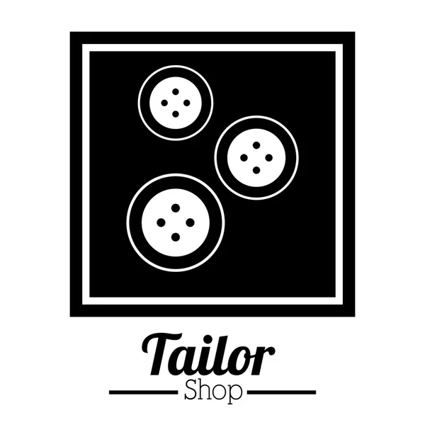 Tailor shop design — Stock vektor