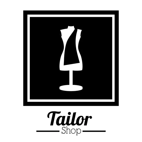 Tailor shop design — Stockový vektor