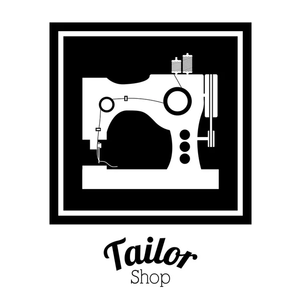 Tailor shop design — Stock vektor