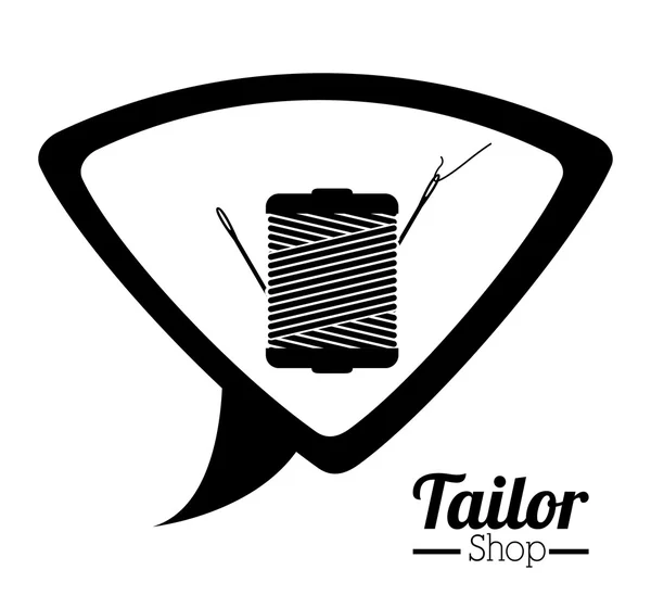 Tailor shop design — Stock vektor