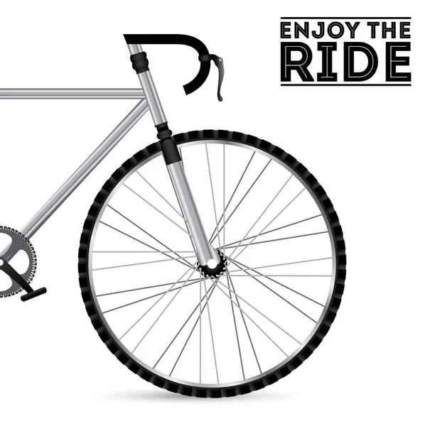 Estilo de vida bicicleta diseño — Archivo Imágenes Vectoriales