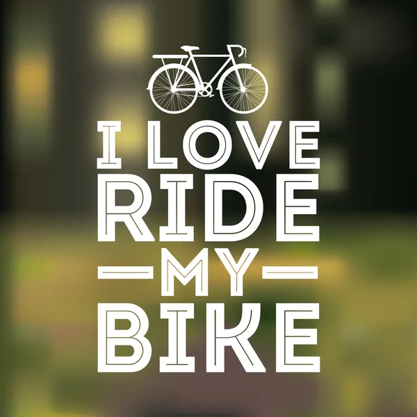 Bike lifestyle design — Stock Vector