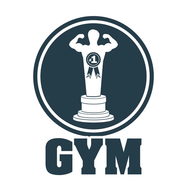 Gym ontwerp — Stockvector