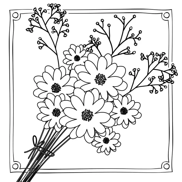 Desenho floral —  Vetores de Stock