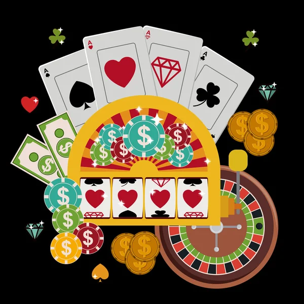 Projeto do jackpot — Vetor de Stock