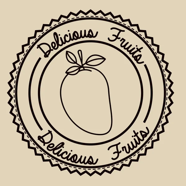 Diseño de frutas — Vector de stock