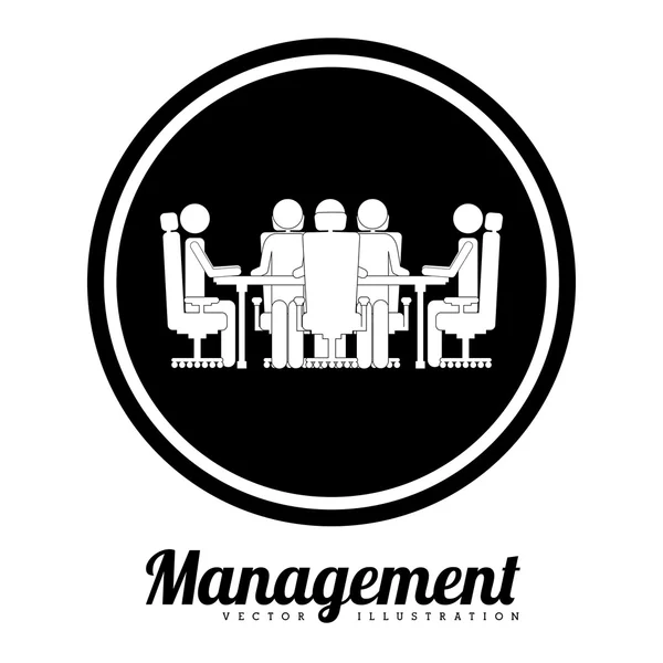Management design — Stock Vector