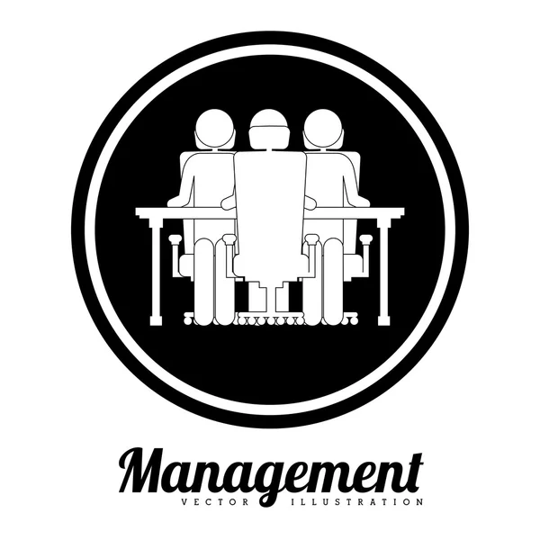 Management design — Stock Vector