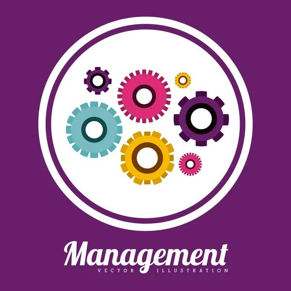 Management design — Stock Vector