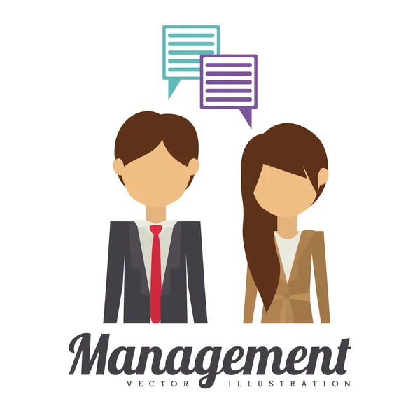 Managementdesign — Stockvektor