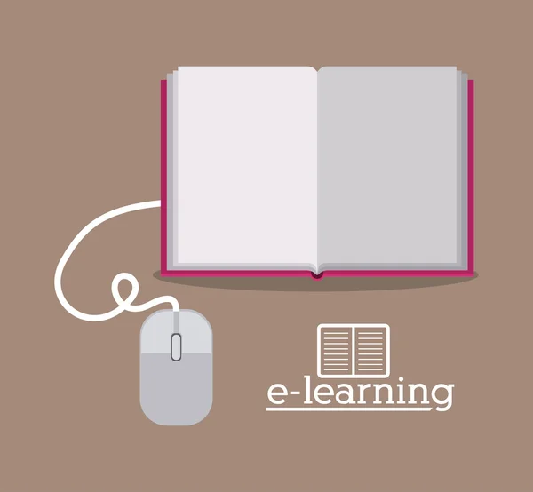 Projekt e-learning — Wektor stockowy