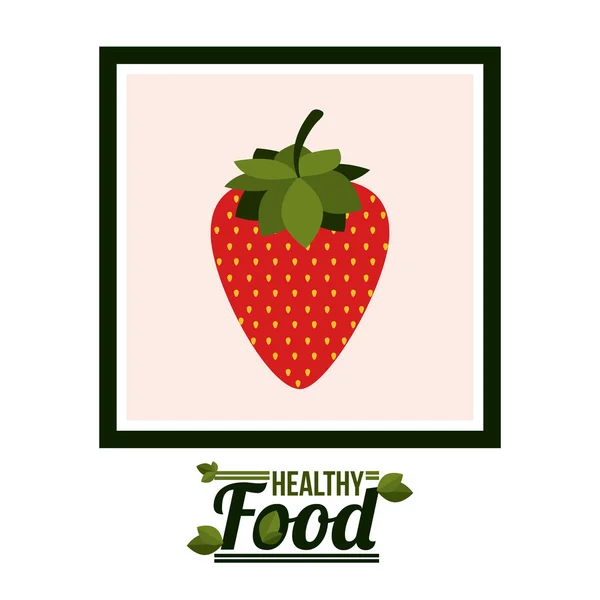 健康食品设计 — 图库矢量图片