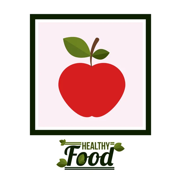 Gezond voedselontwerp — Stockvector