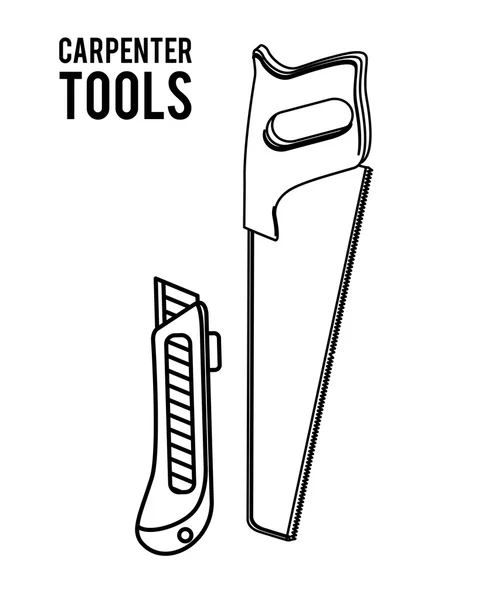 Diseño de herramientas de trabajo — Vector de stock