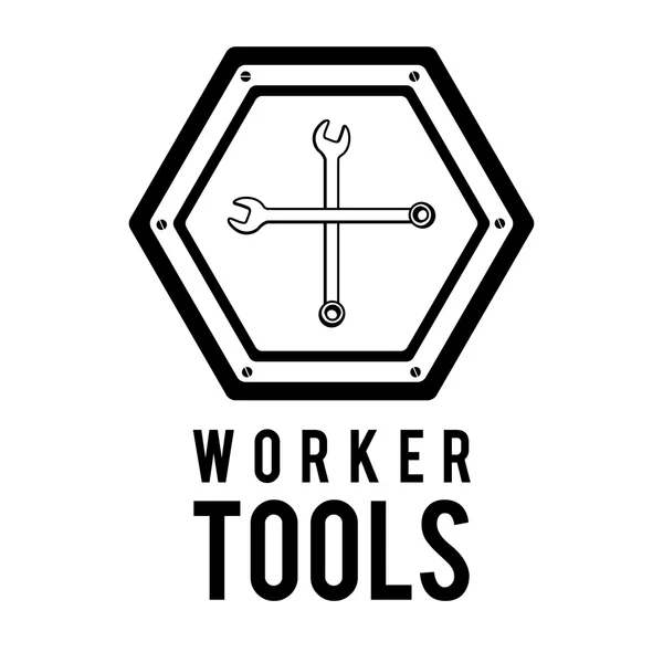 Worker tools design — Stock Vector
