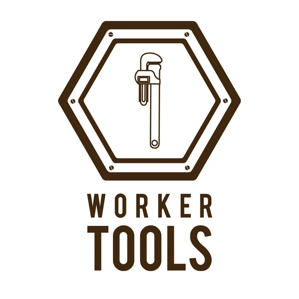 Worker tools design — Stock Vector