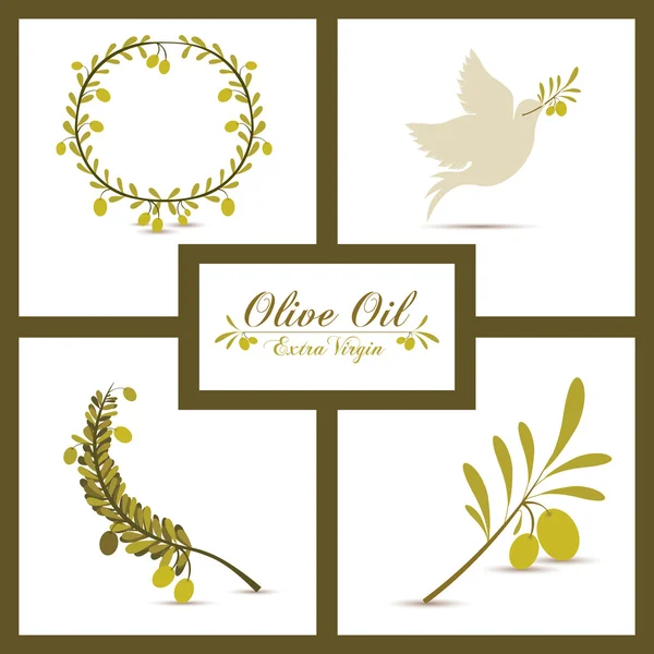 Olive Oil design — Stock Vector