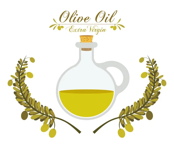 Дизайн оливкового масла — стоковый вектор