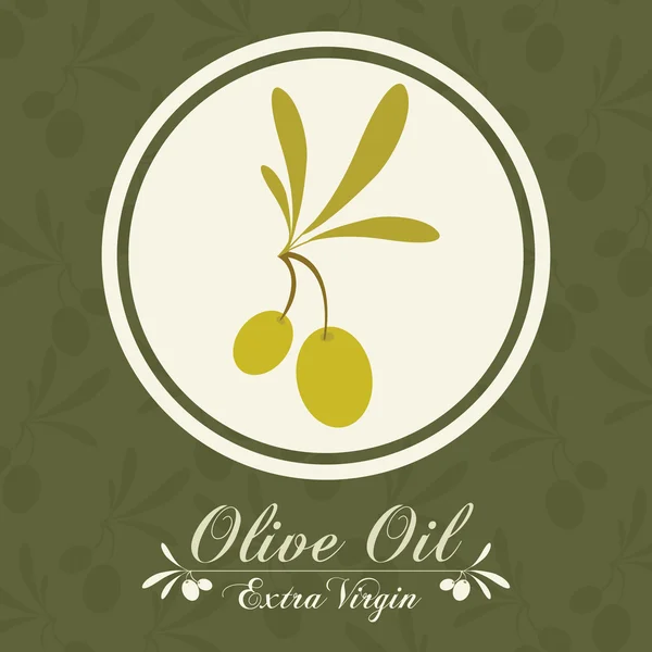 Diseño del aceite de oliva — Vector de stock