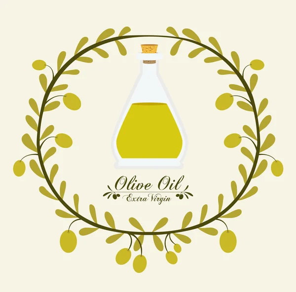 Projekt oliwy z oliwek — Wektor stockowy