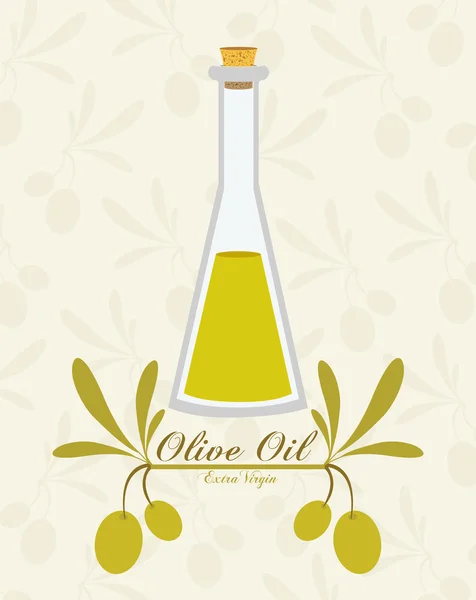 Diseño del aceite de oliva — Vector de stock