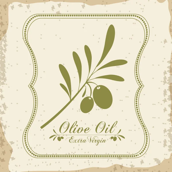 Progettazione olio d'oliva — Vettoriale Stock