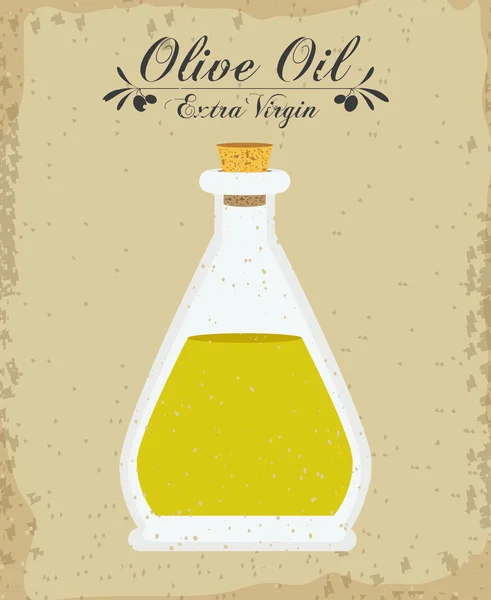 Progettazione olio d'oliva — Vettoriale Stock