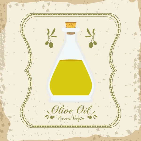Ontwerp van olijfolie — Stockvector