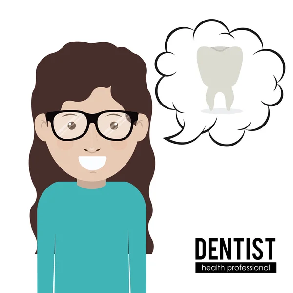 Conception du dentiste — Image vectorielle