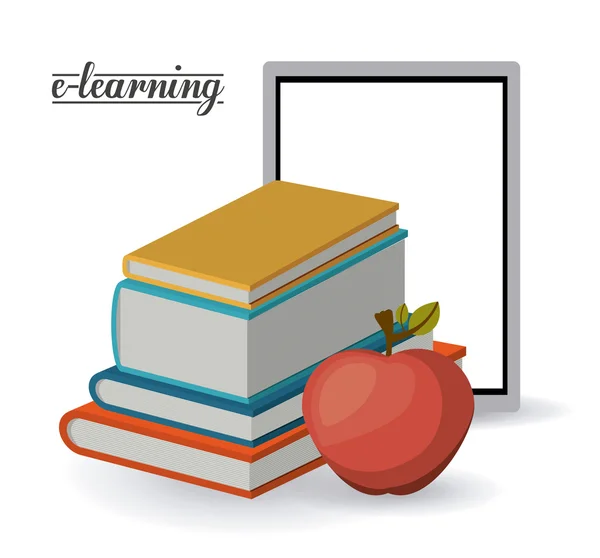 Progettazione e-learning — Vettoriale Stock