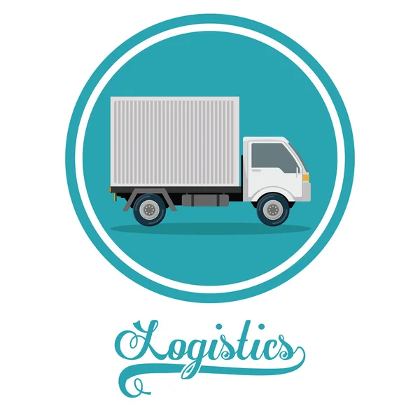 Logistiek ontwerp — Stockvector