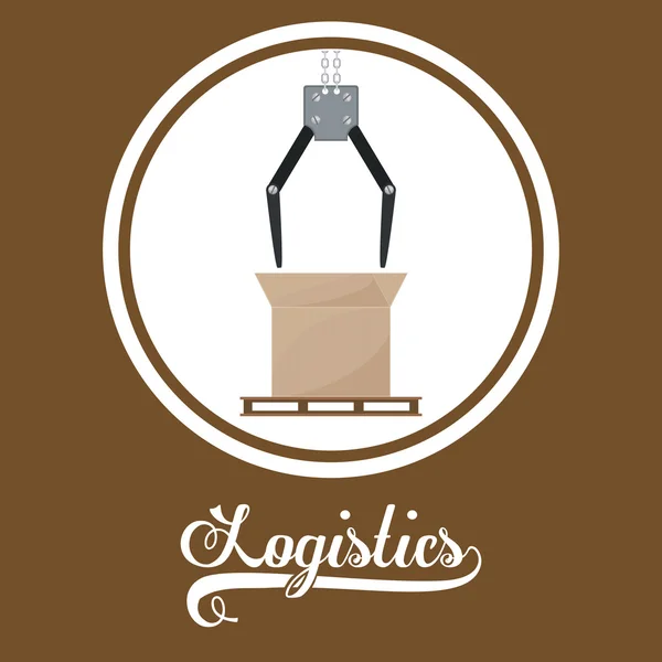 Logistiek ontwerp — Stockvector