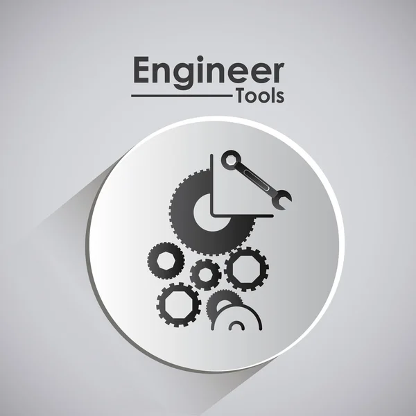 Engineer design — Stock Vector