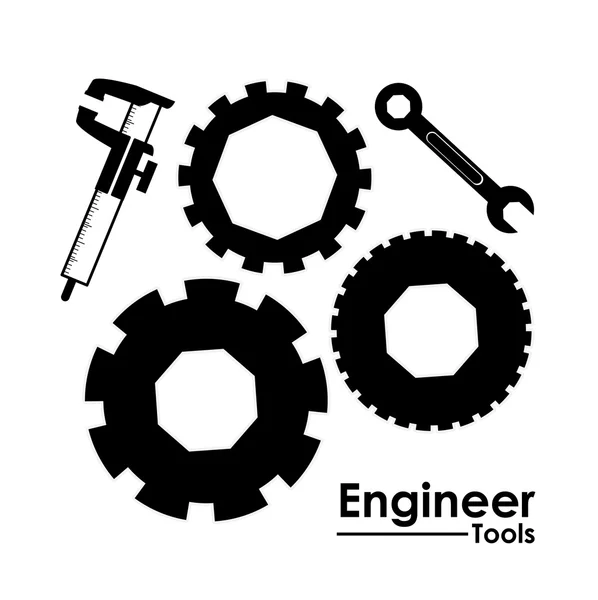 Engineer design — Stock Vector