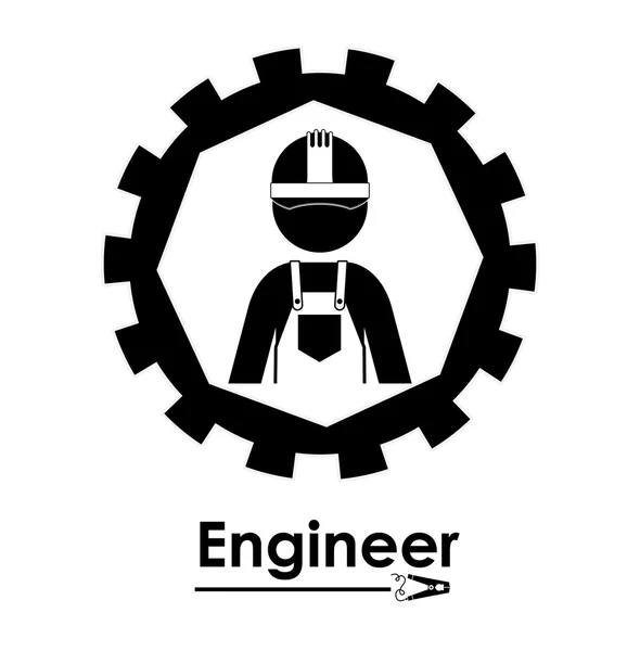 Engineer design — Stock Vector