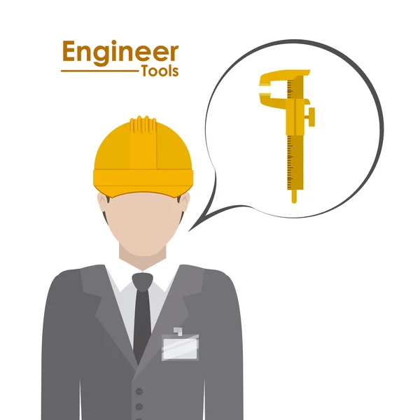 Engineer design — Stock Vector