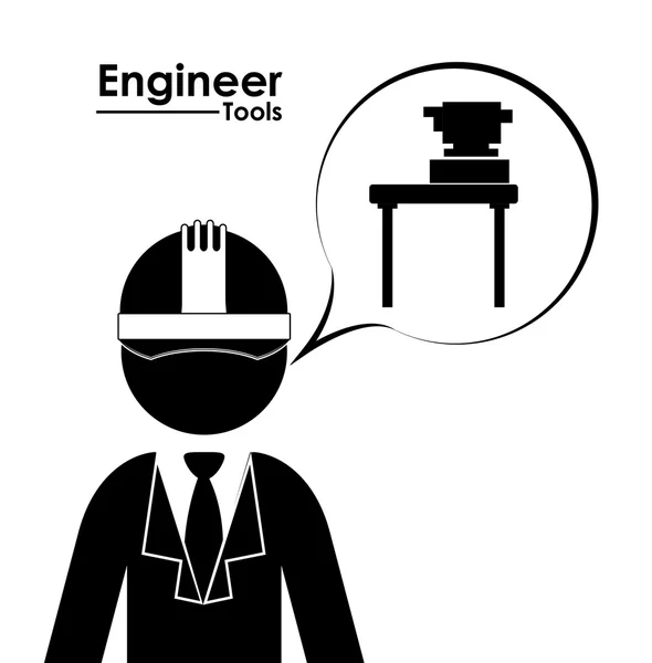 Diseño de ingeniero — Vector de stock