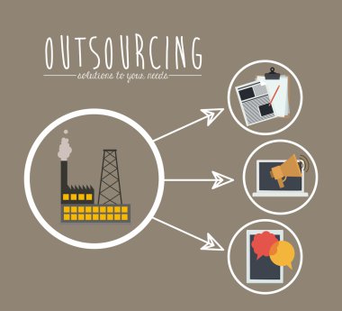 Outsourcing  design clipart