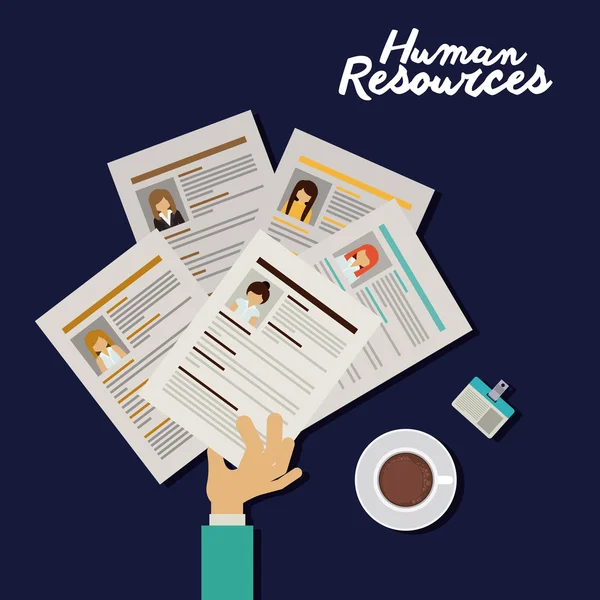 Concepção dos recursos humanos —  Vetores de Stock