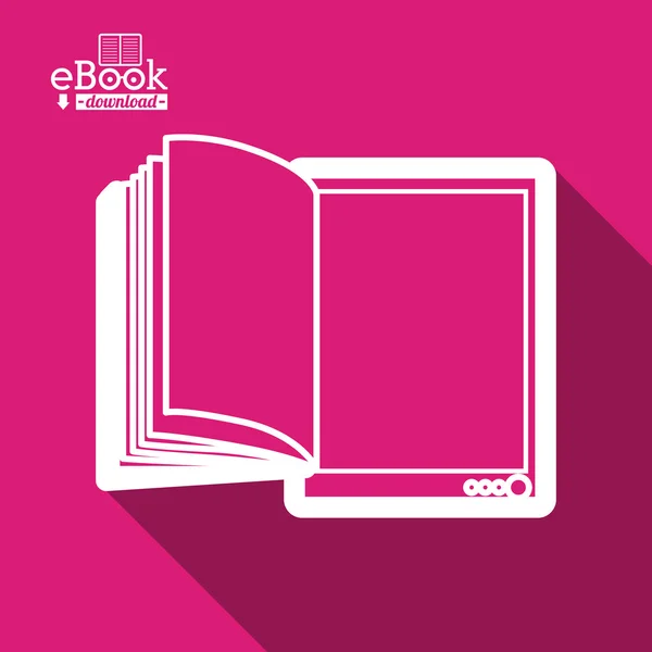 Design de ebook — Vetor de Stock