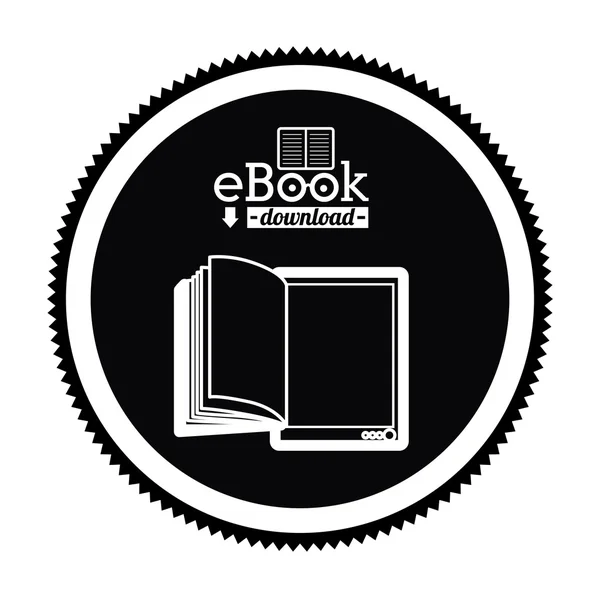 Diseño del libro electrónico — Vector de stock