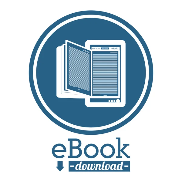 Design de ebook — Vetor de Stock