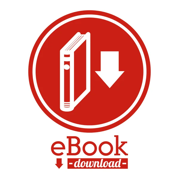 Diseño del libro electrónico — Vector de stock