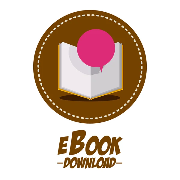 Disegno del ebook — Vettoriale Stock